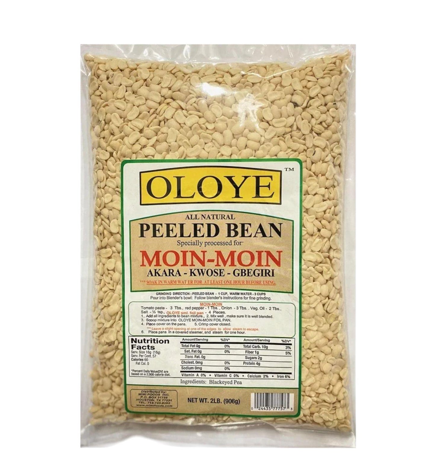 Oloye Peeled Beans