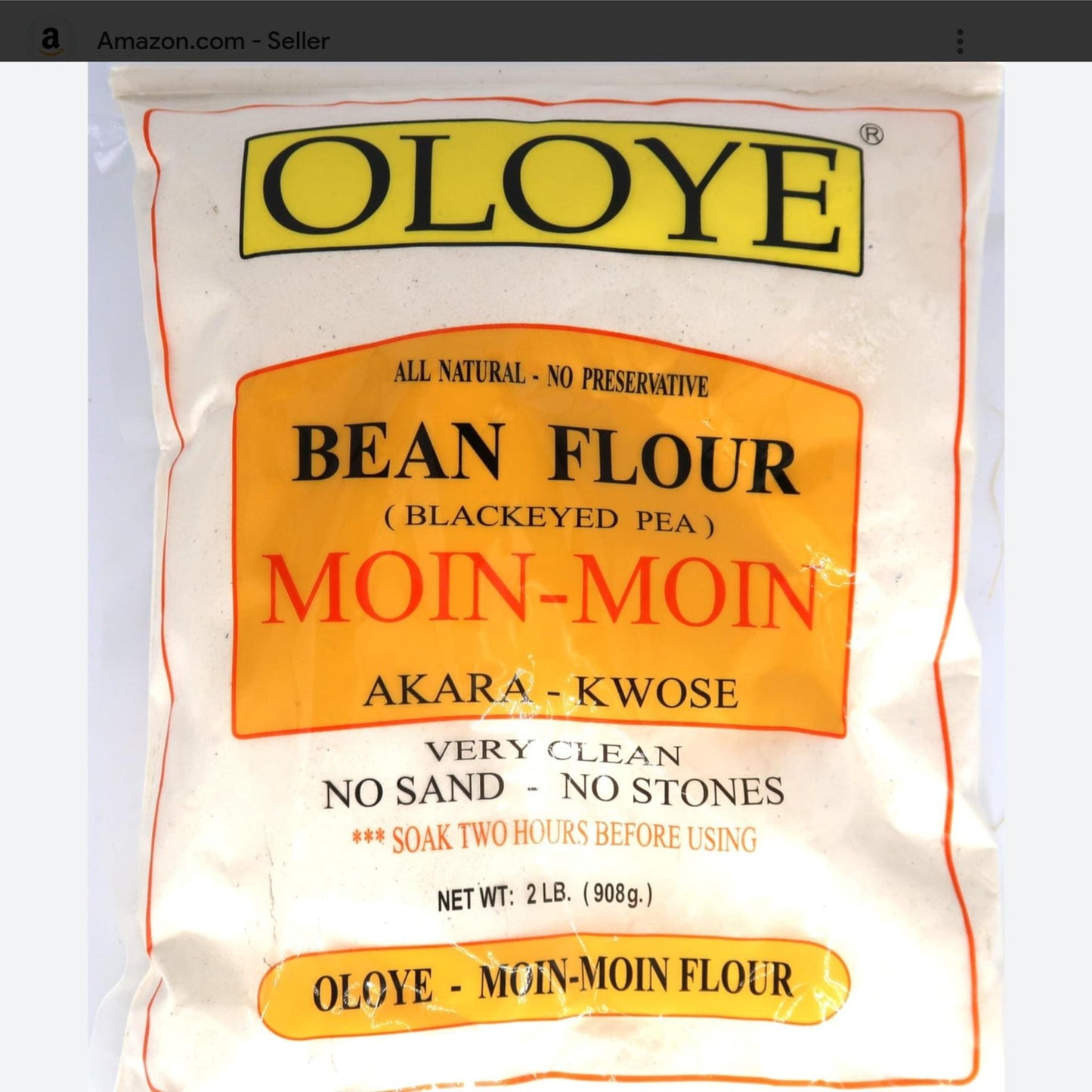 Oloye Beans Flour (2lb)