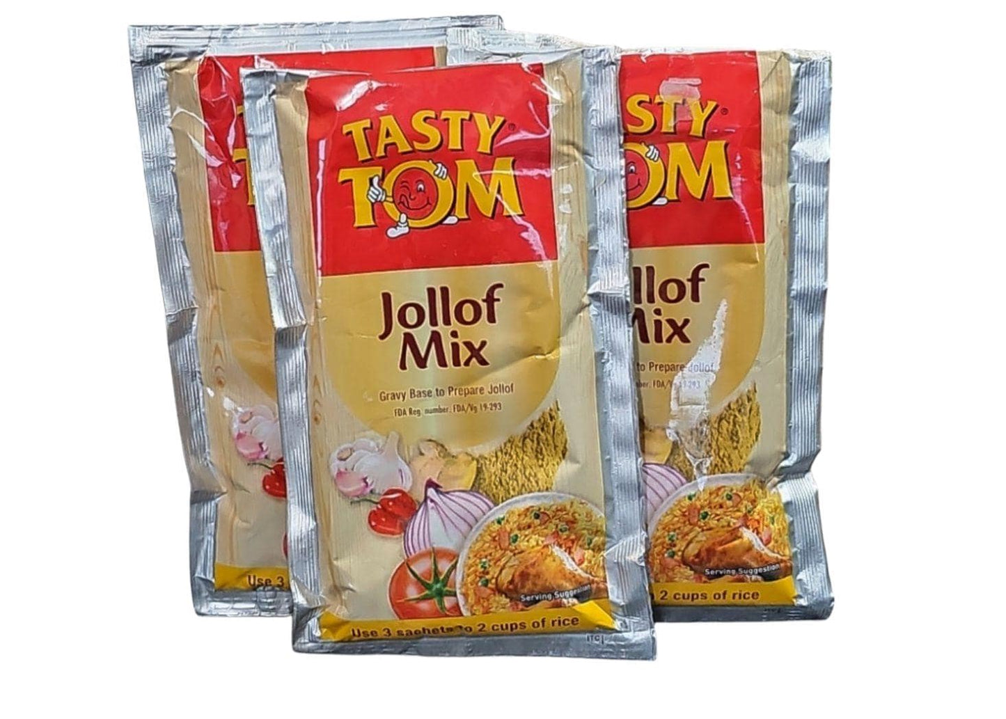 Tasty Tom Jollof Mix 70g( Pack of 5)