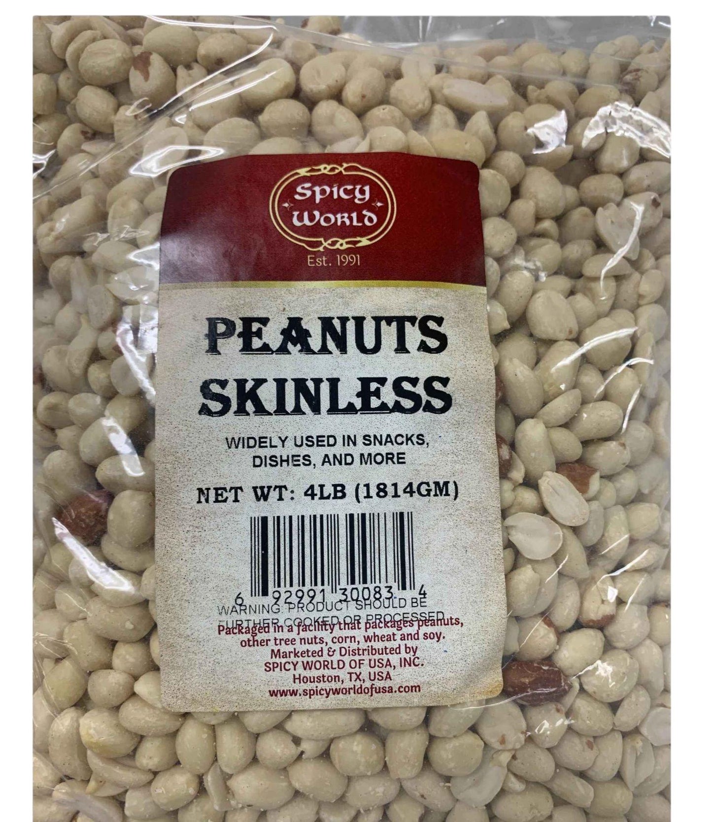 Spicy World Raw Skinless Peanut