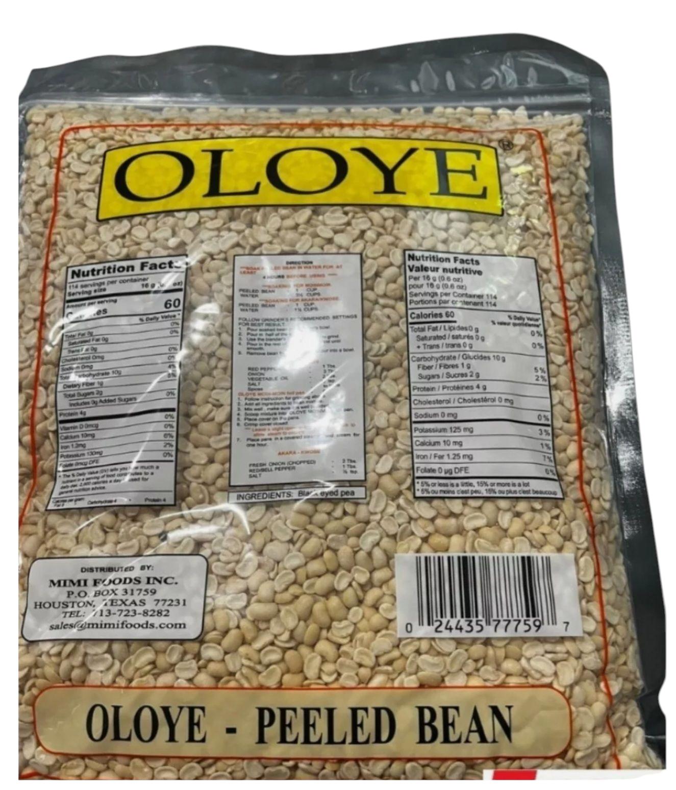 Oloye Peeled Beans
